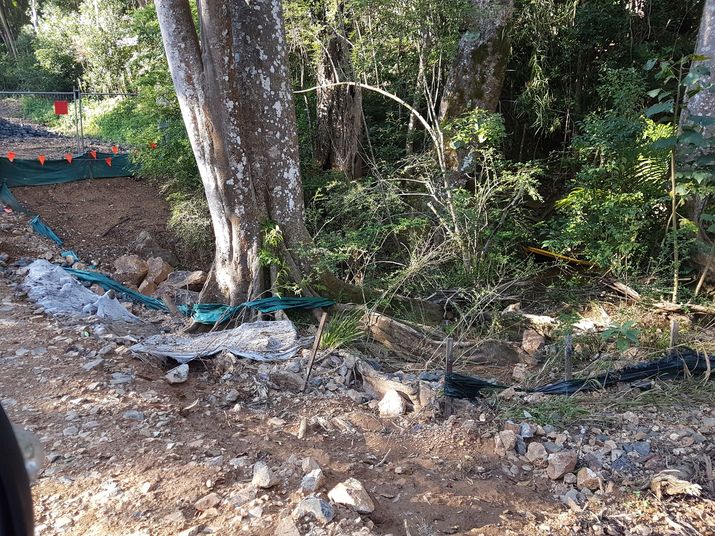 Byron Council investigates The Pocket Road earthworks as runoff fills Marshalls Creek