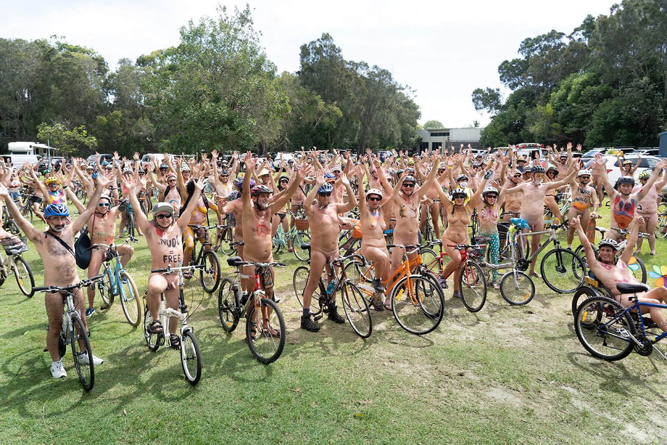 Girls Naked While Riding A Bike