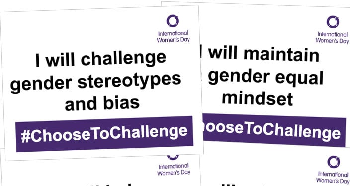 Editorial – #ChooseToChallenge the patriarchy