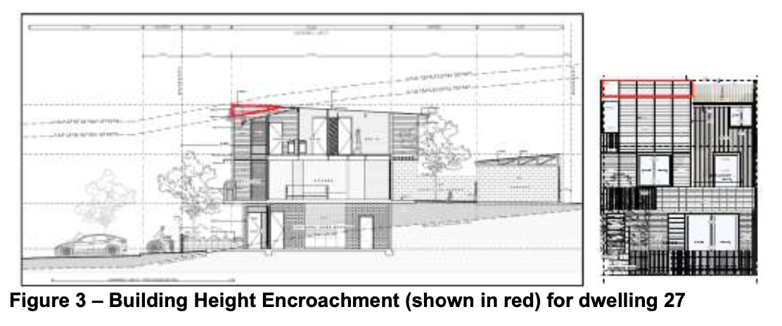 EPIQ live/work development height encroachment