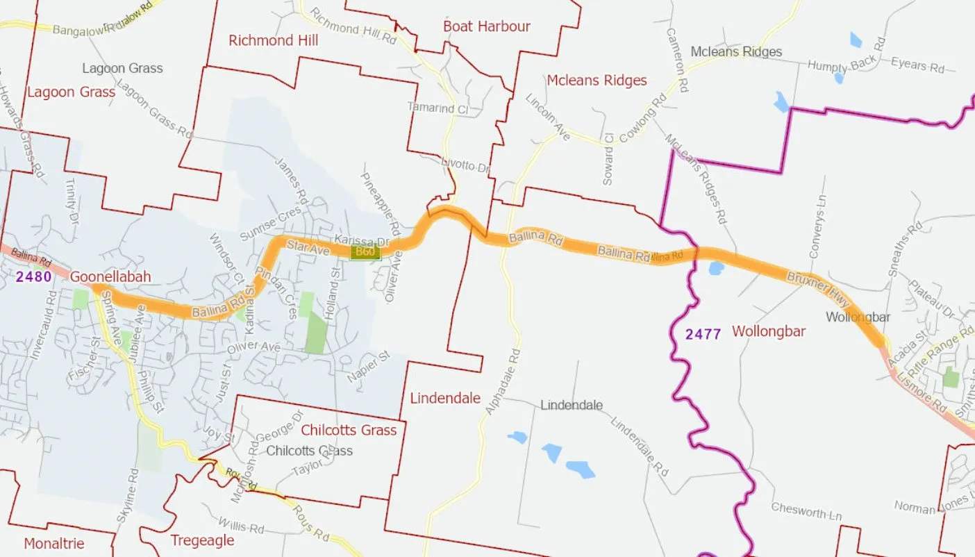 8.5m allocated for upgrade of Goonellabah to Wollongbar Road The Echo