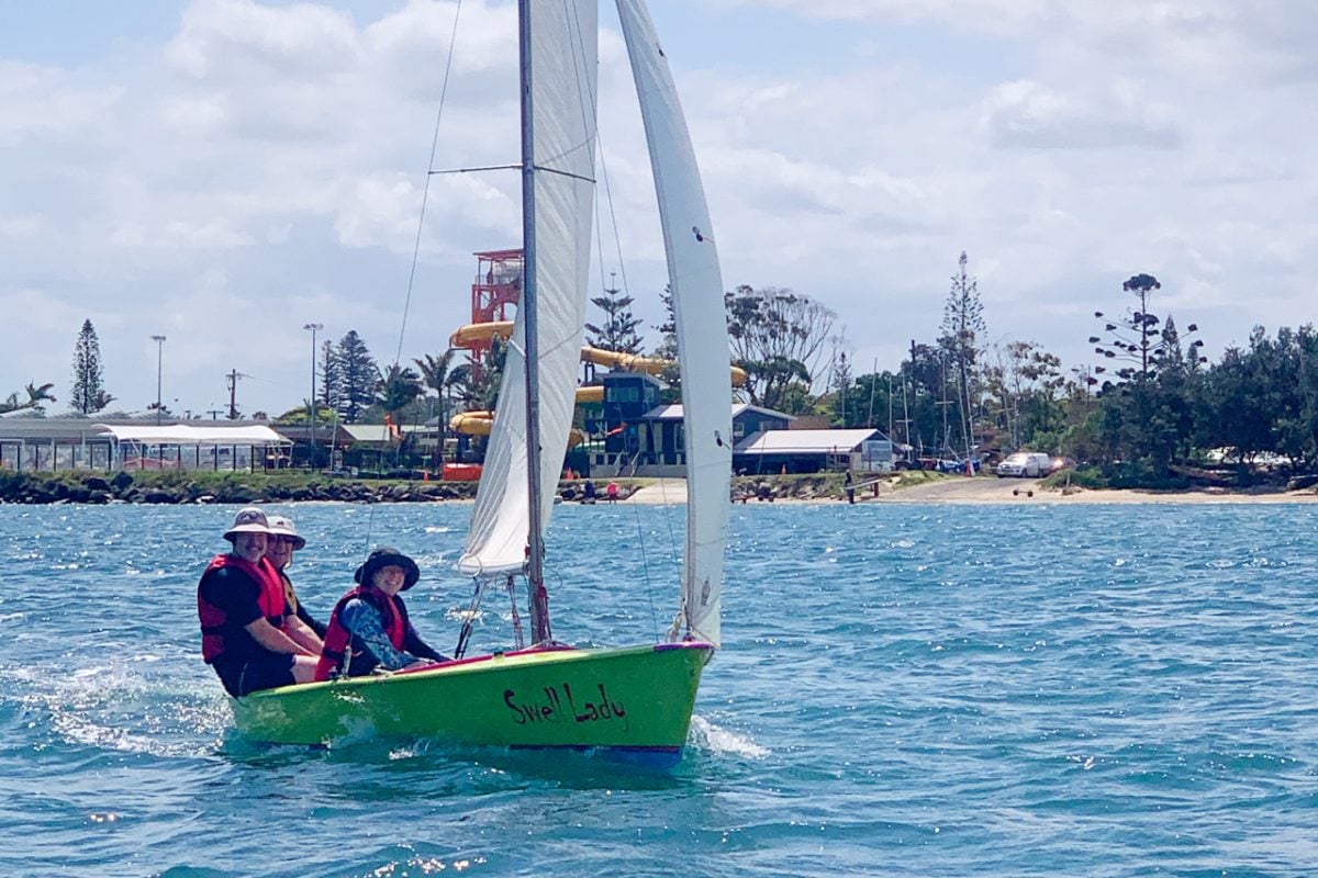 Novices head to Ballina to try sailing The Echo