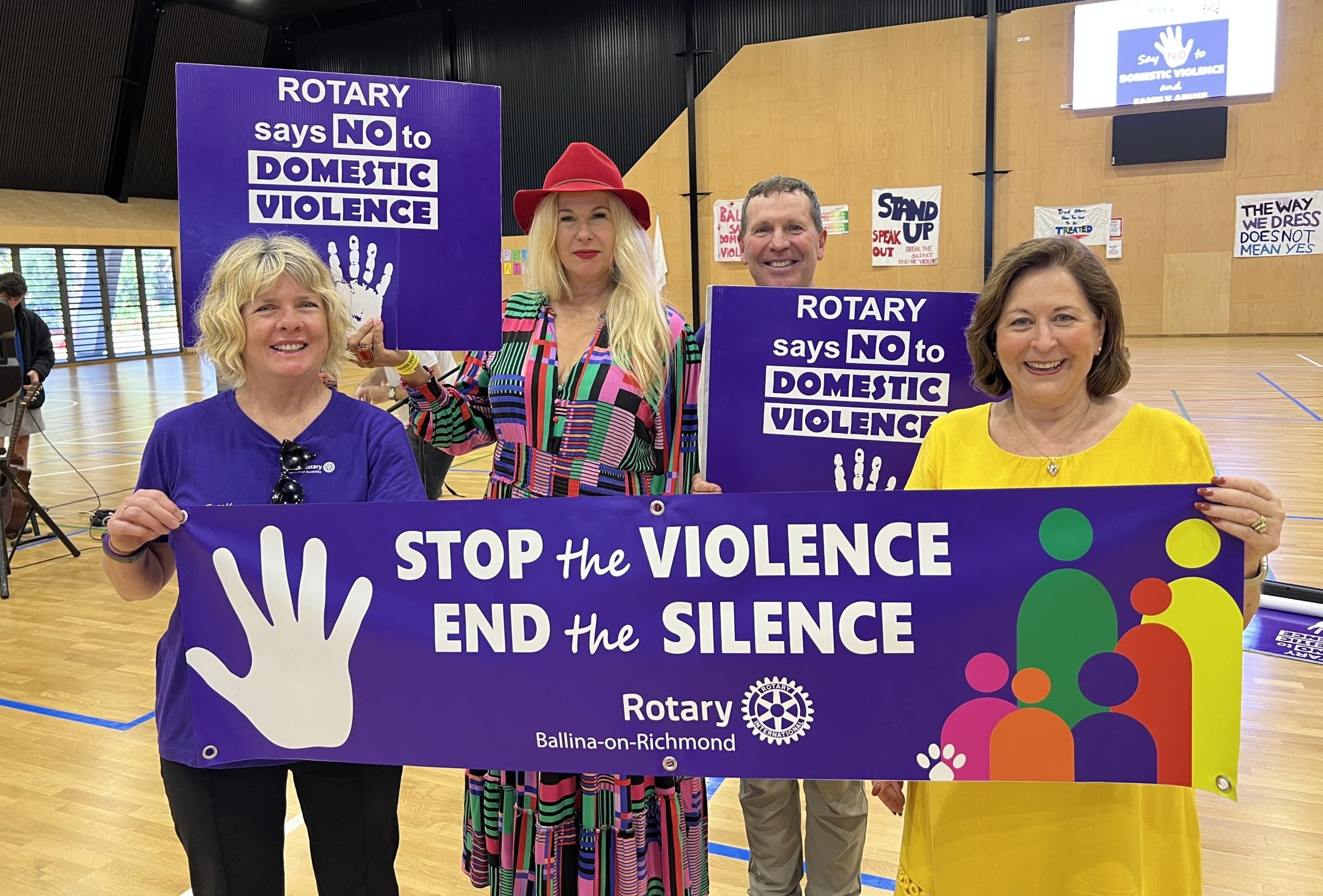 Stop the violence, end the silence