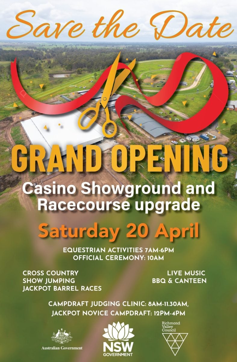 Casino showground reopening