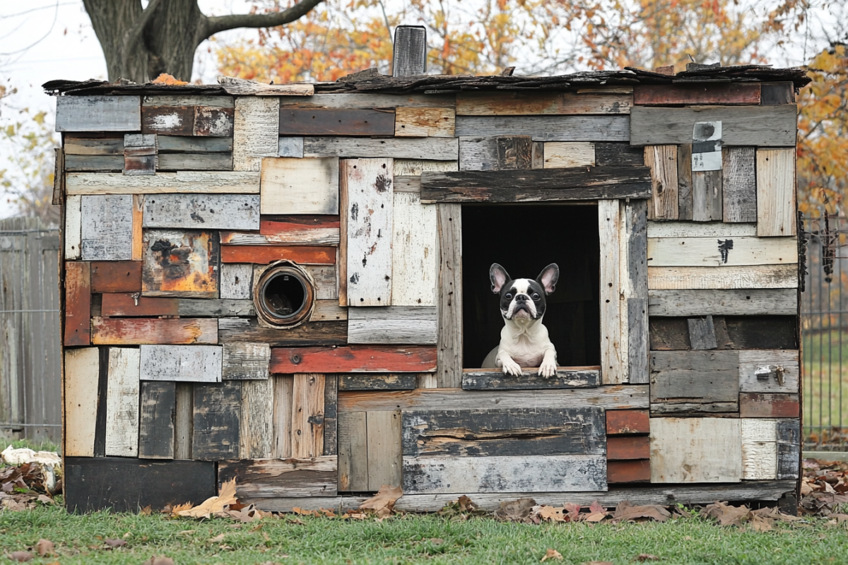 Recycled dog house