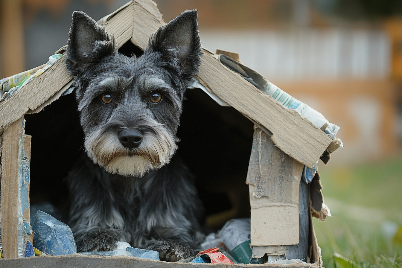 Recycled dog house