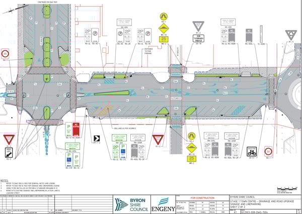 A pedestrian-friendly Byron CBD