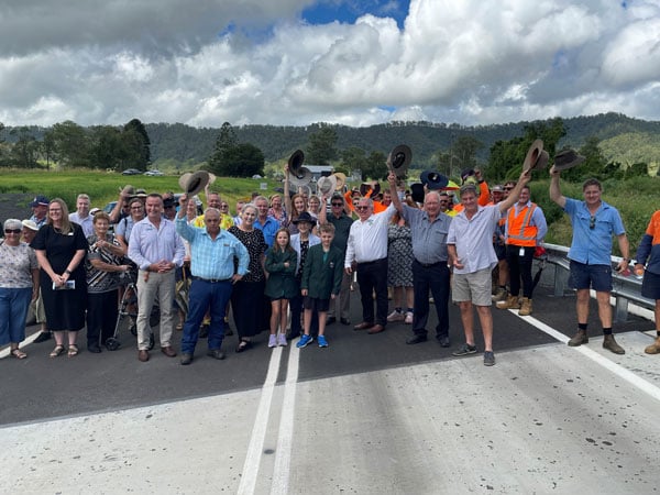 Grieve Crossing Bridge opens in Kyogle