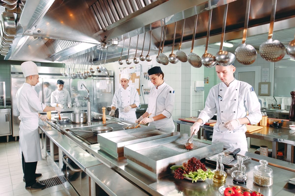commercial kitchen